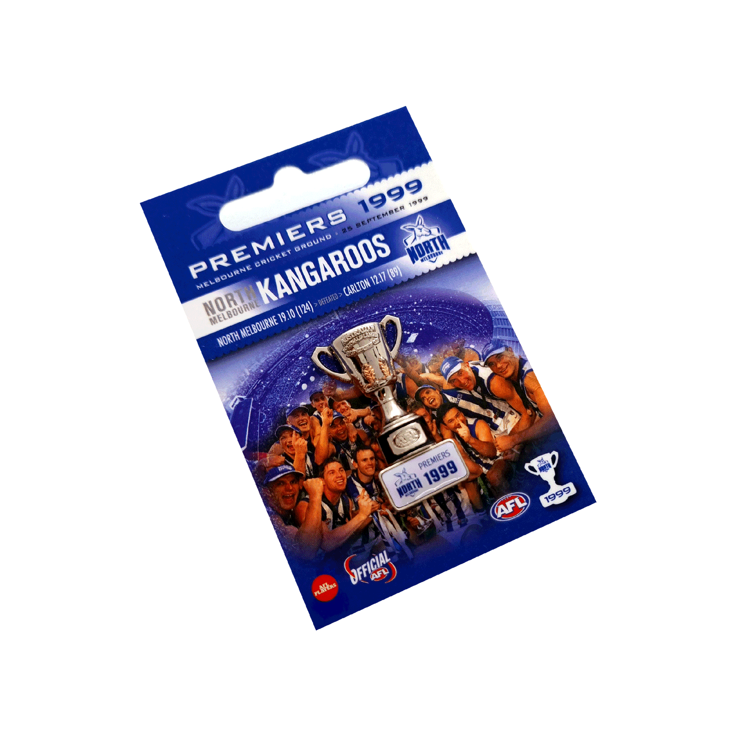 North Melbourne Kangaroos 1999 Premiership Cup Pin