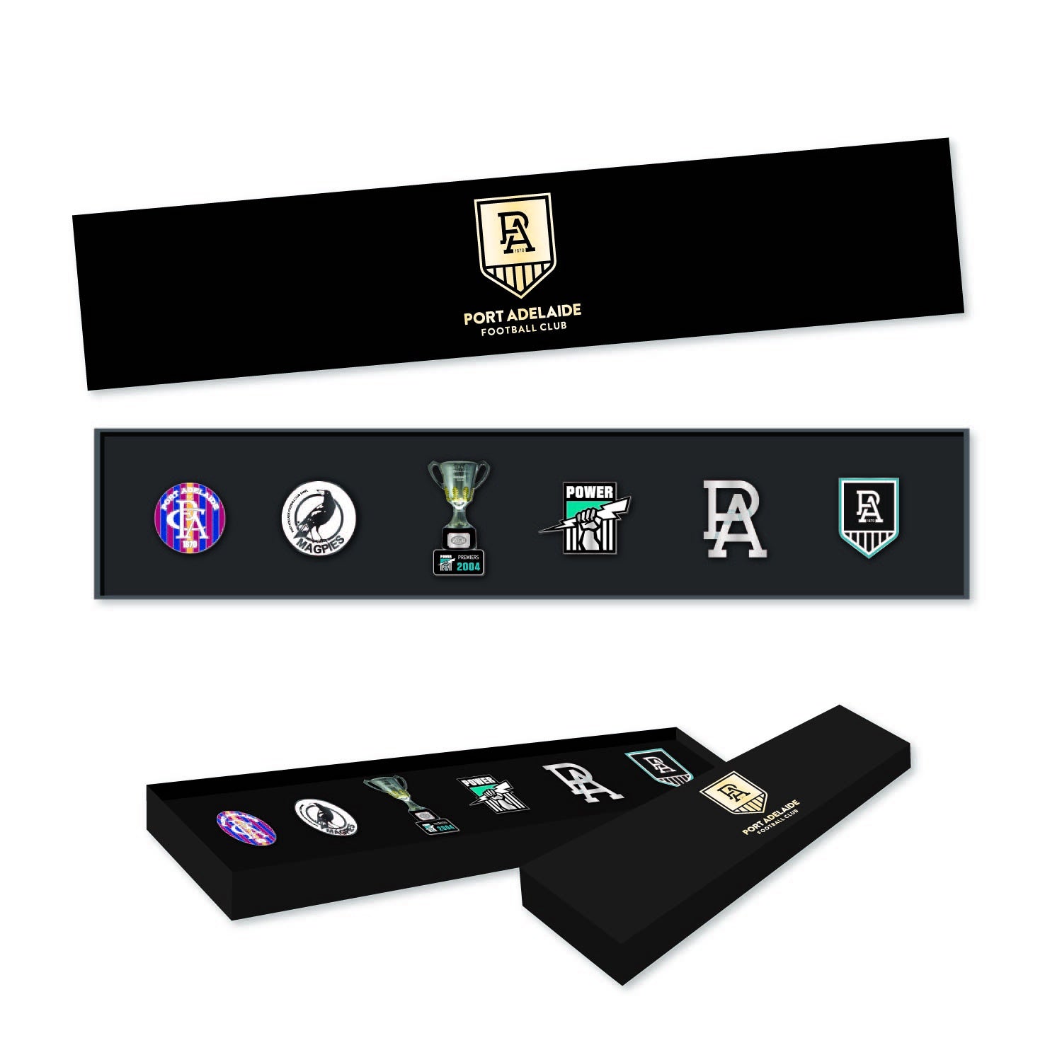 Port Adelaide Power Evolution Pin Set