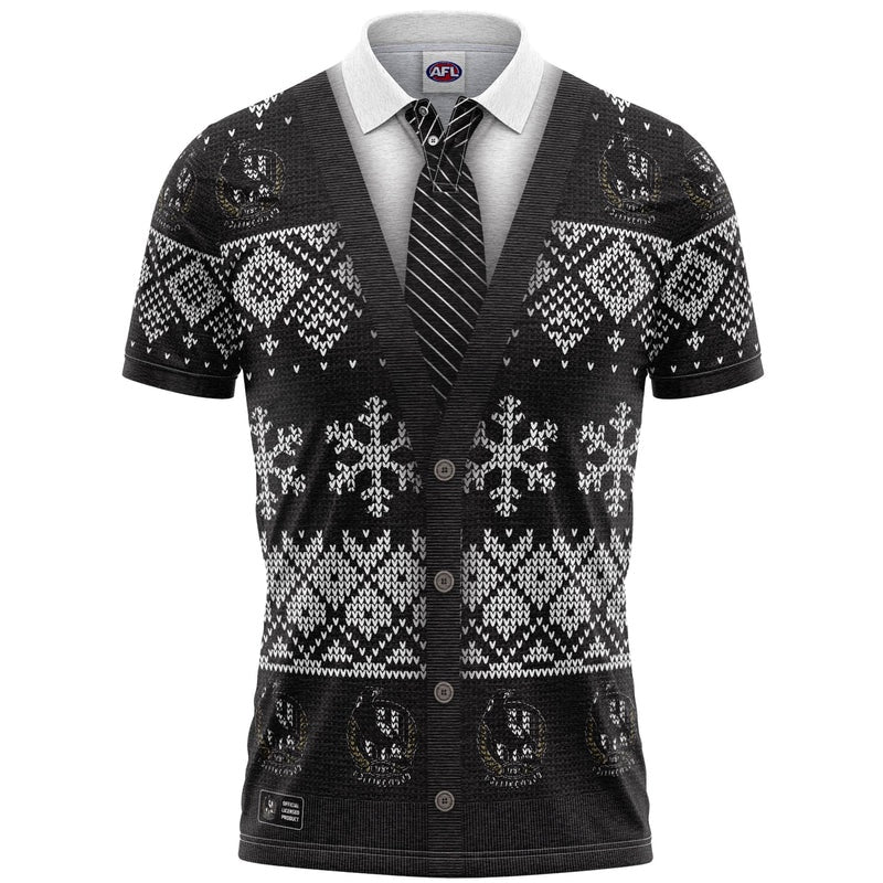 Collingwood Magpies "Iceman" Christmas Polo
