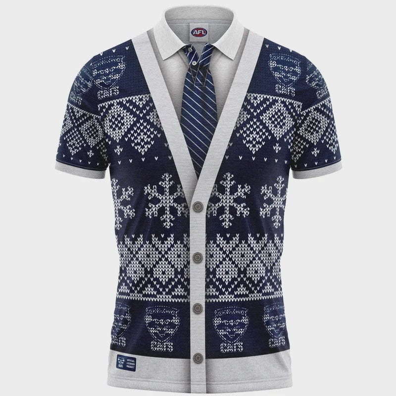 Geelong Cats "Iceman" Christmas Polo