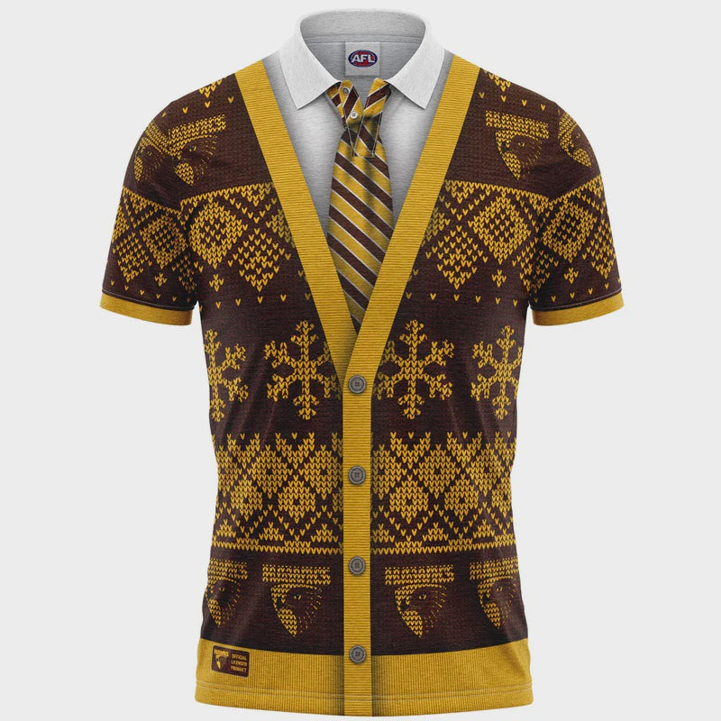 Hawthorn Hawks "Iceman" Christmas Polo