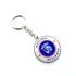 Western Bulldogs Round Keyring