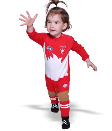 Sydney Swans Baby Footysuit