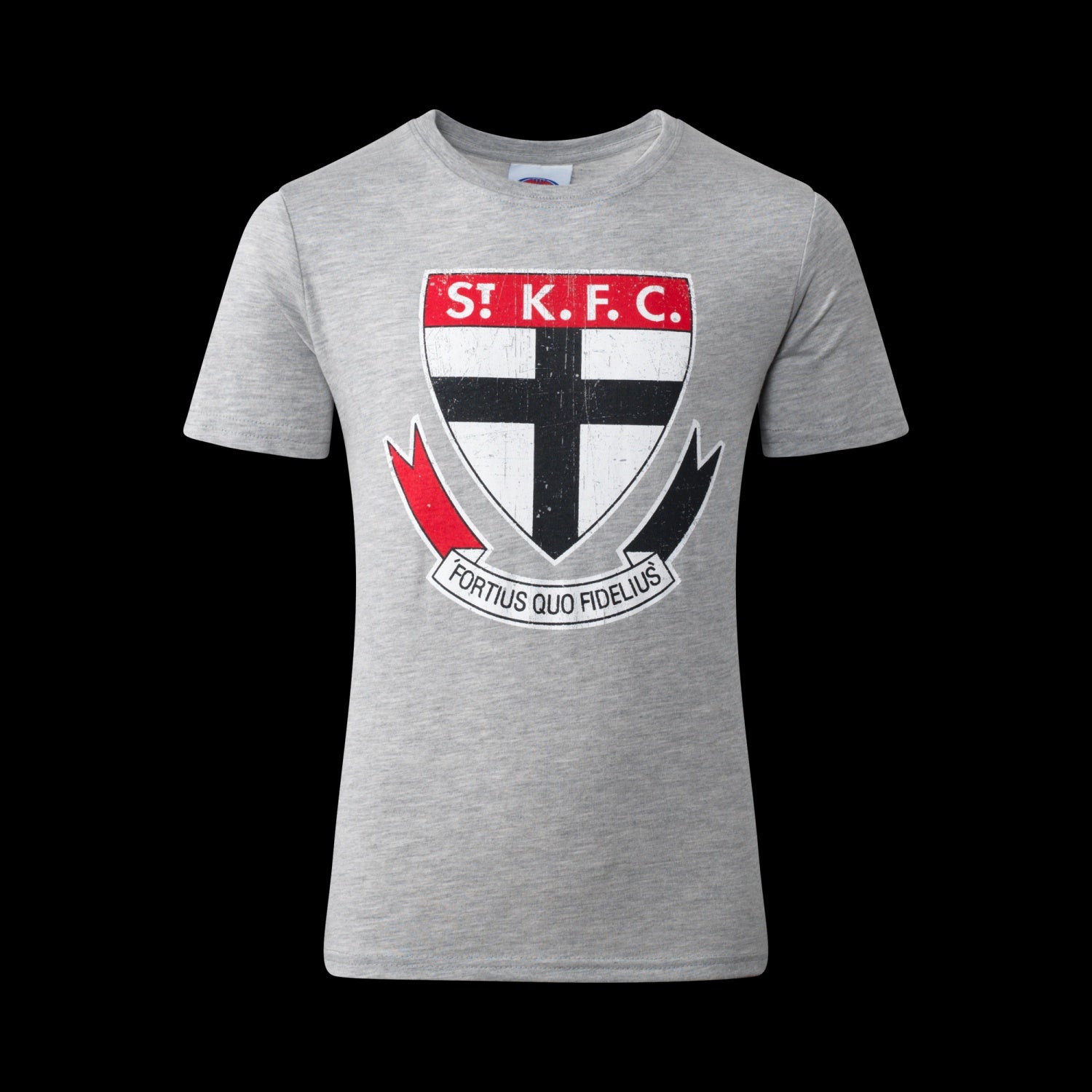 St Kilda Saints Youth Printed Grey Tee