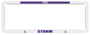 Melbourne Storm License Plate Surround - Frame