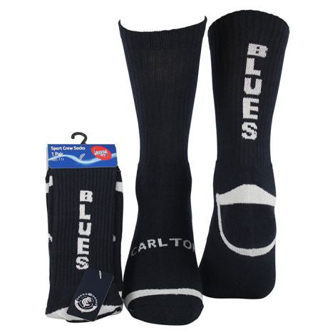 Carlton Blues Crew Socks