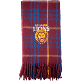 Brisbane Lions Tartan Scarf