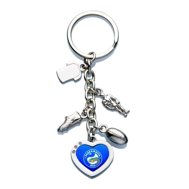 Parramatta Eels Charm Keyring