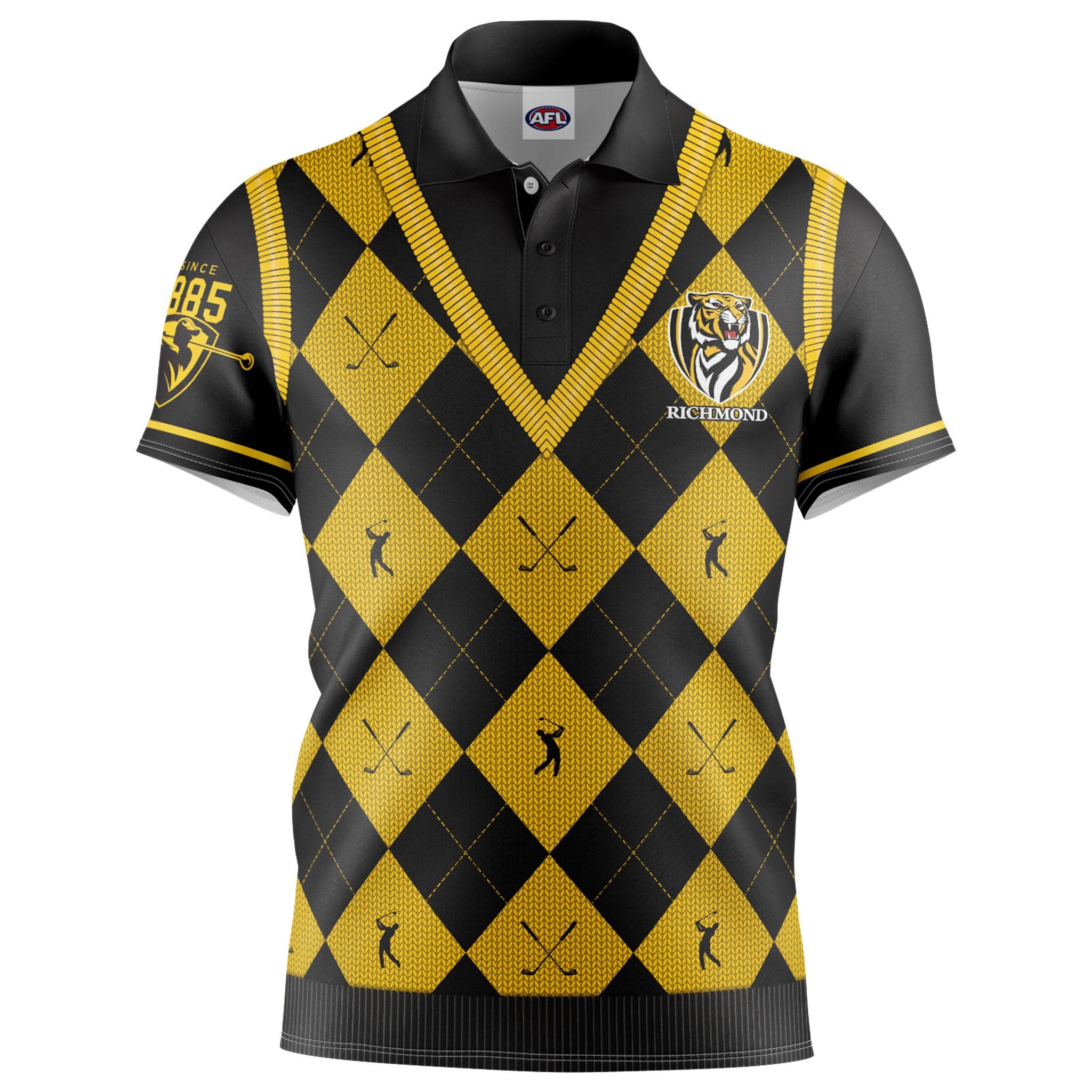 Richmond Tigers Fairway Golf Polo