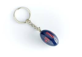 Melbourne Demons Ball Keyring