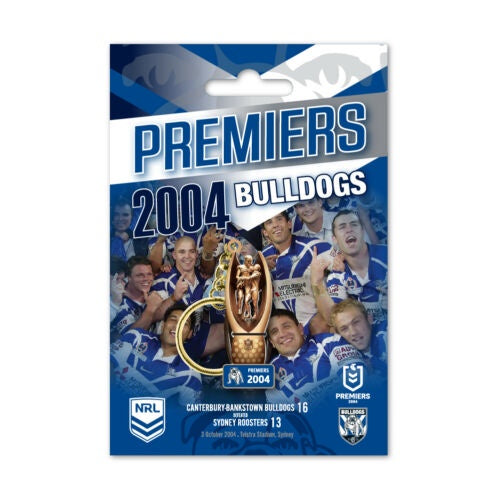 Canterbury Bulldog Premiers Trophy Keyring