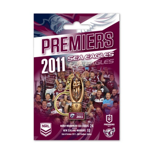 Manly Sea Eagles 2011 Premiers Trophy Keyring