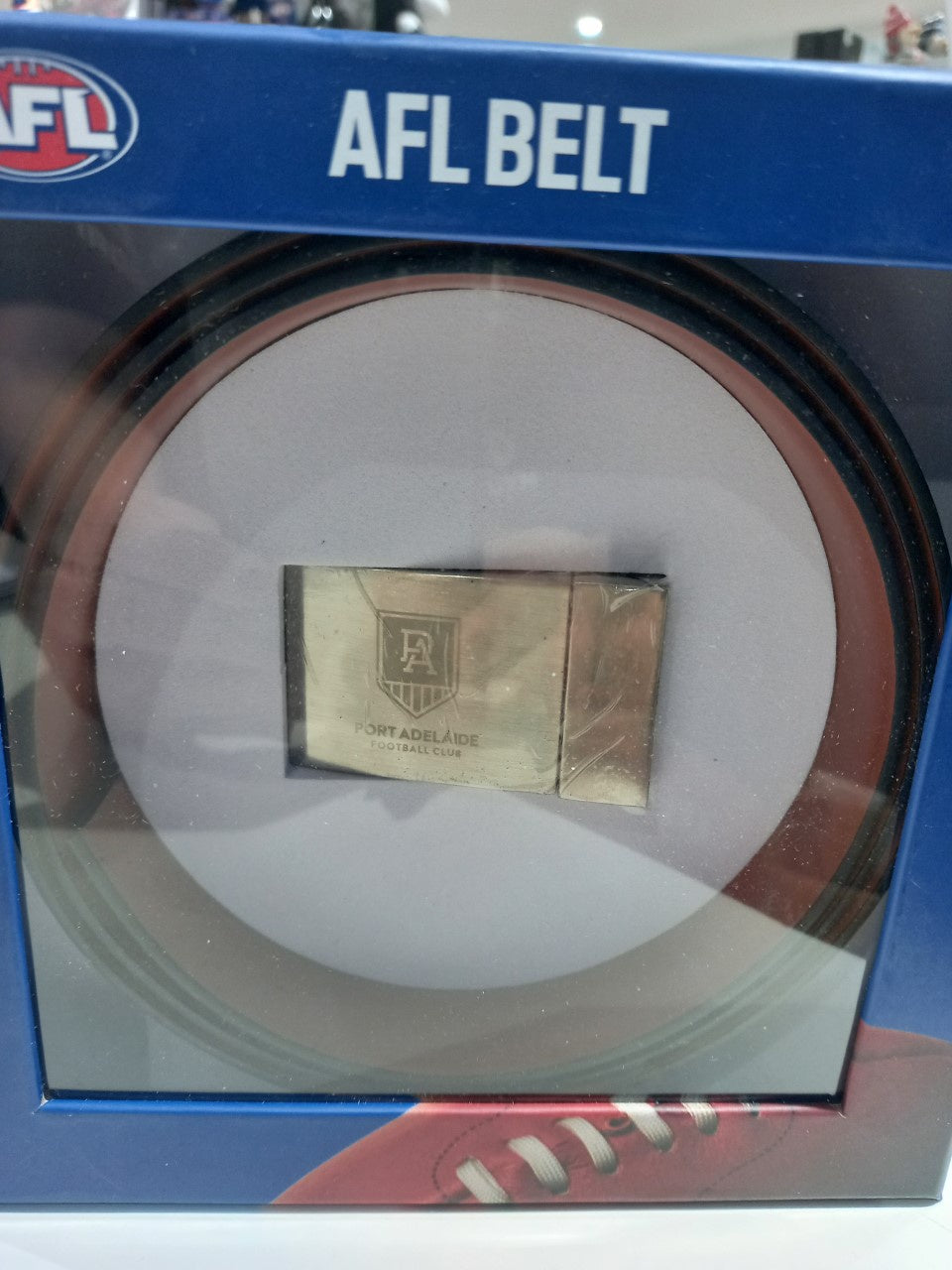 Port Adelaide Power Leather Belt