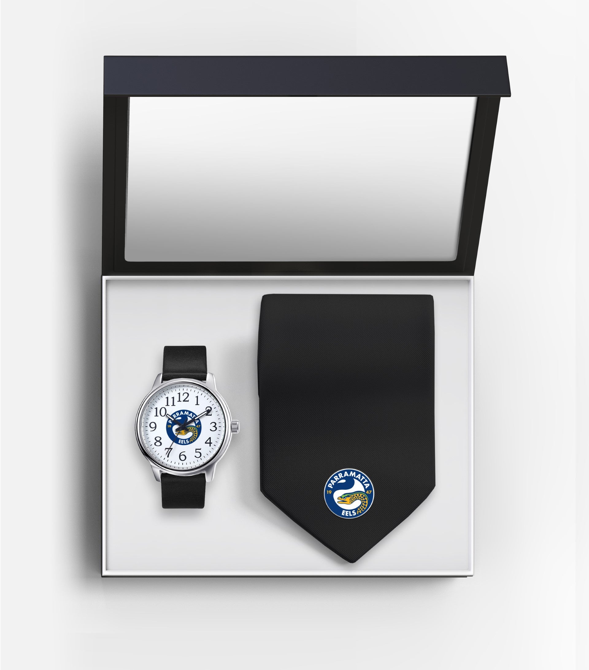Parramatta Eels Watch And Tie Set