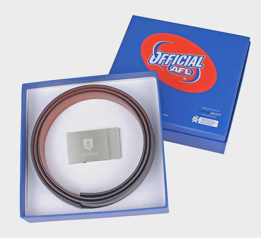 Fremantle Dockers Leather Belt