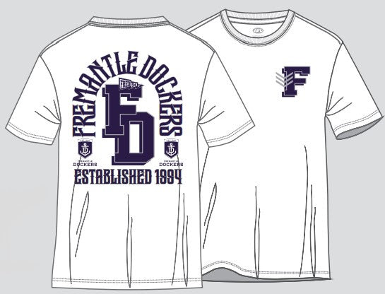 Fremantle Dockers Letter Graphic Tee