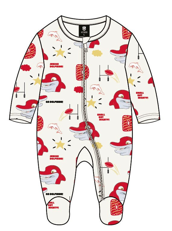 Dolphins Cloud Romper
