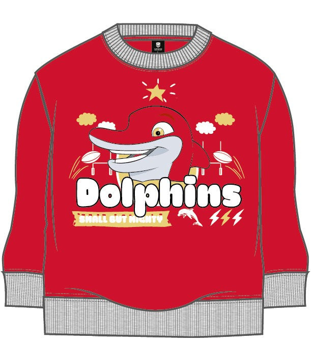 Dolphins Baby Crew Jumper