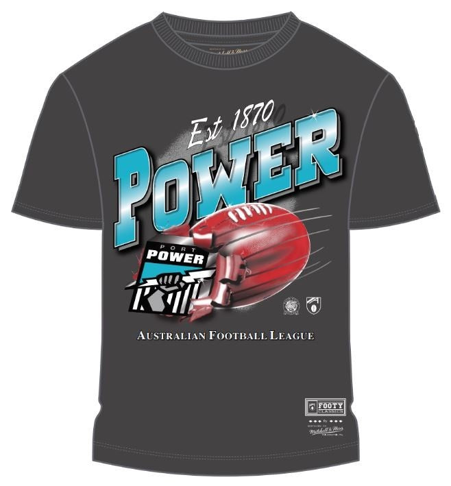 Port Adelaide Power Exploding Ball Tee