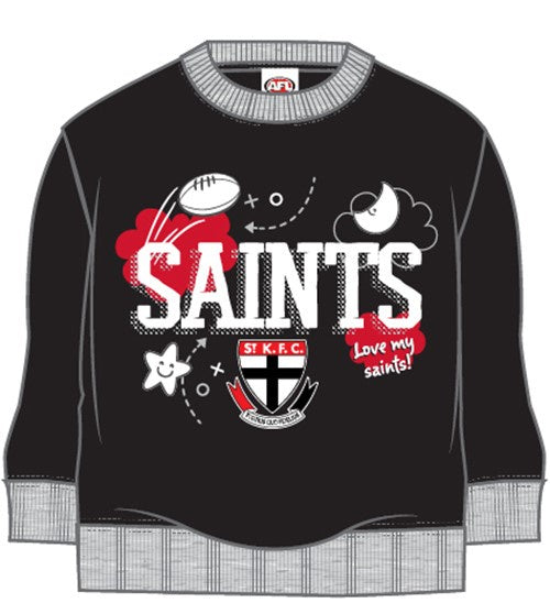St Kilda Saints Baby Crew Jumper
