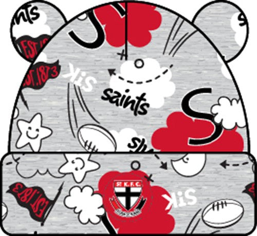 St Kilda Saints Baby Cloud Beanie
