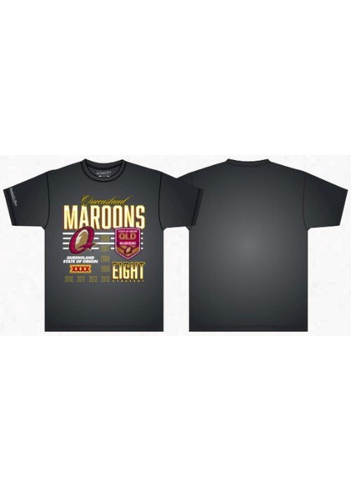 Queensland Maroons Vintage Tee Straight 8