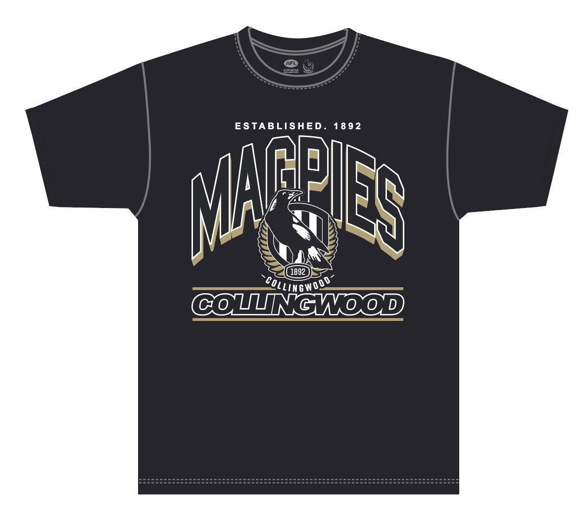 Collingwood Magpies Arch Stack Tee