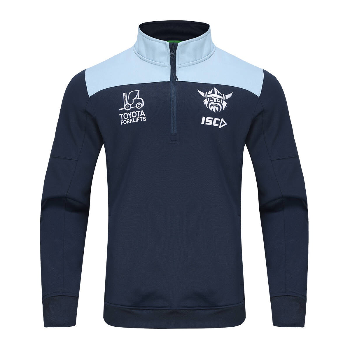 Canberra Raiders  Quarter Zip Fleece Jumper