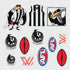 Collingwood Magpies  Sticker Sheet