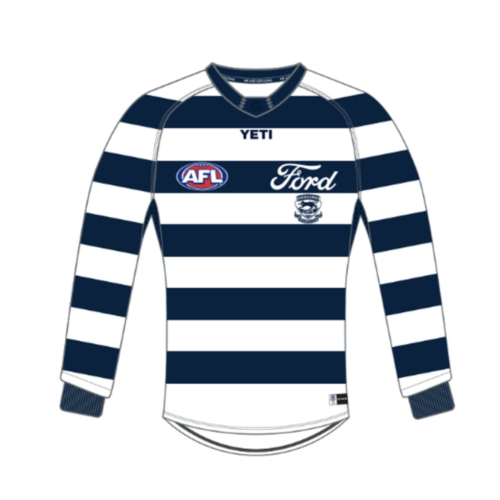 Geelong Cats 2026 Long Sleeve Guernsey