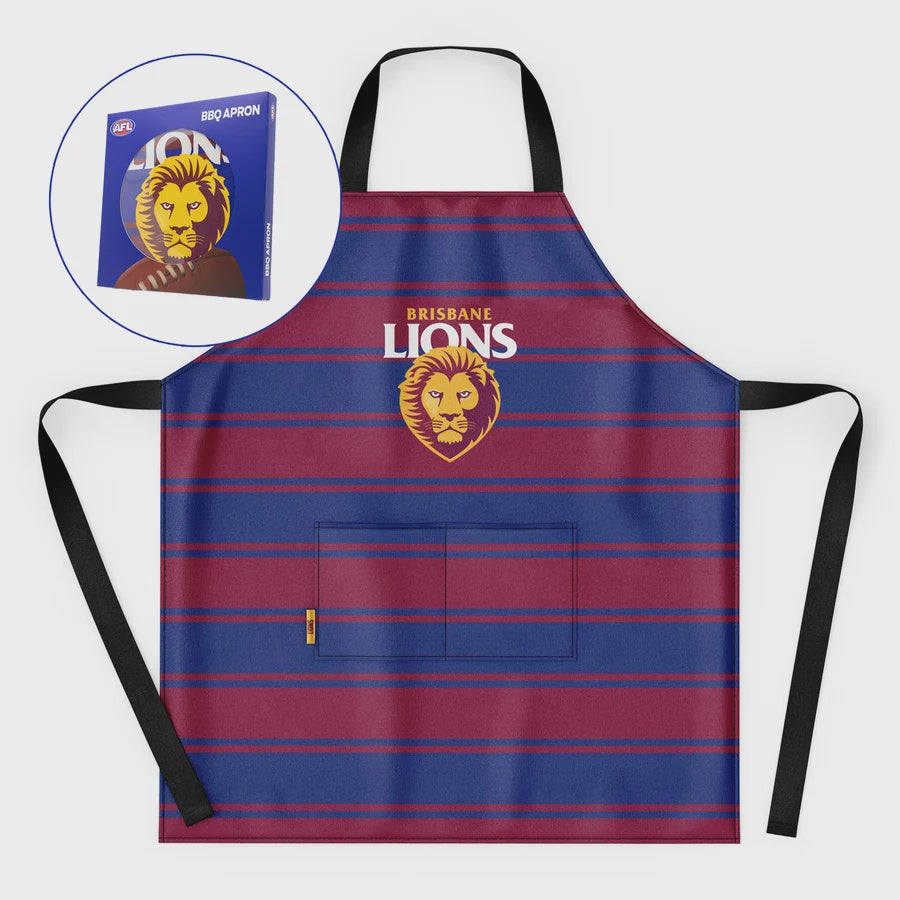 Brisbane Lions Snagged BBQ Apron