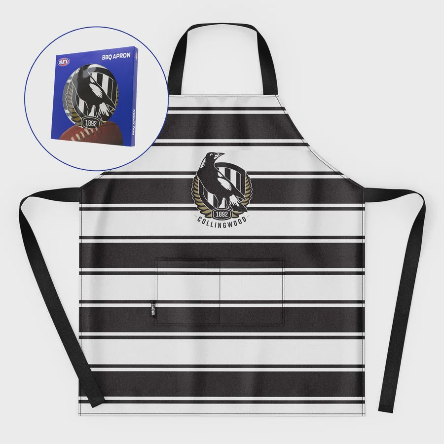 Collingwood Magpies Snagged BBQ Apron