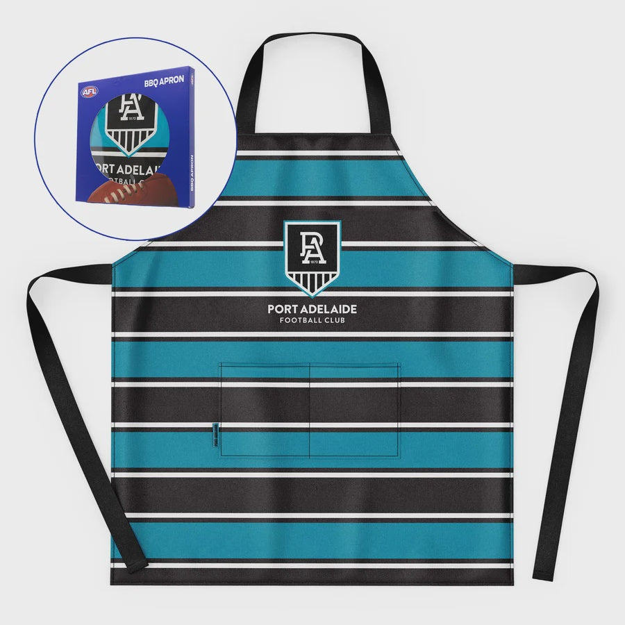 Port Adelaide Power Snagged BBQ Apron