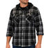 Collingwood Magpies Hooded Flannel Shirt