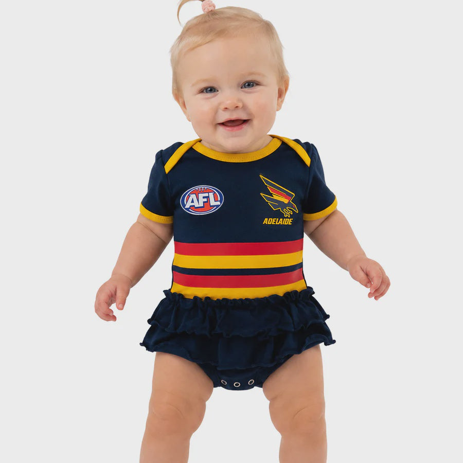Adelaide Crows Baby Girls Footysuit