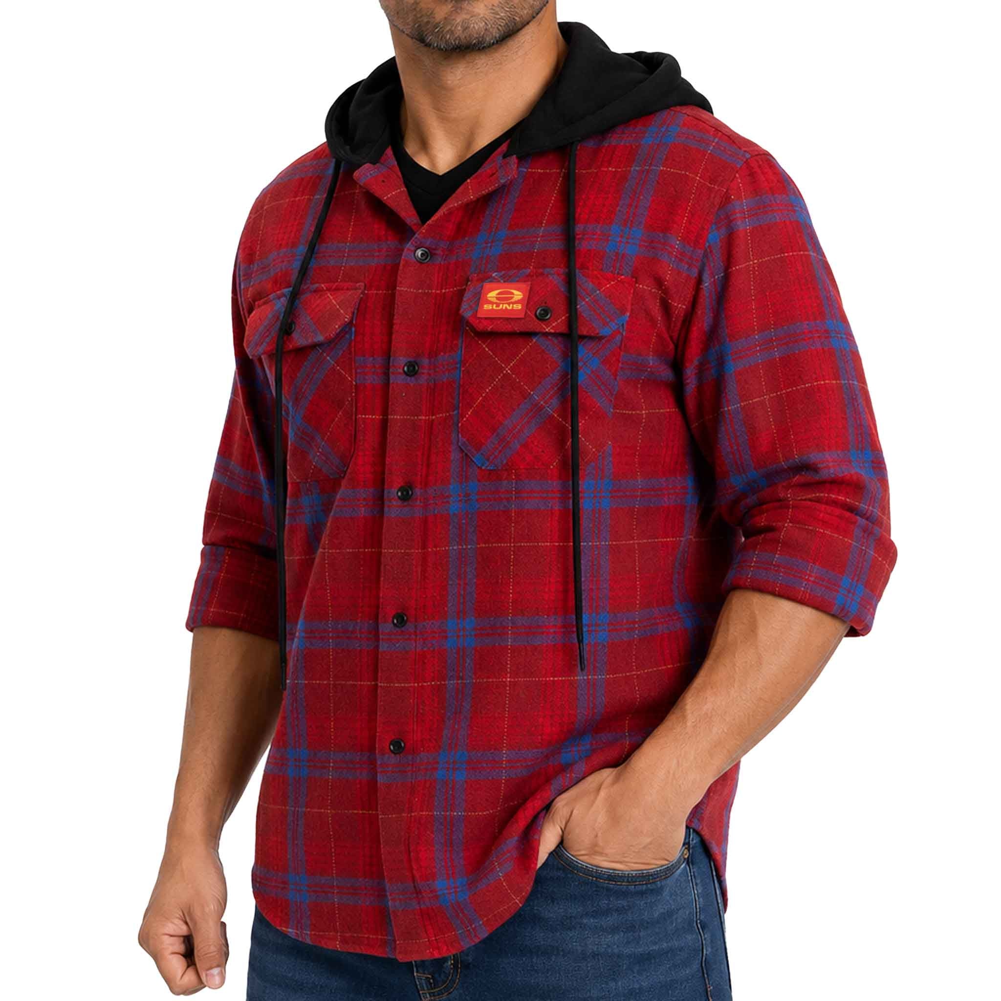 Gold Coast Suns Hooded Flannel Shirt