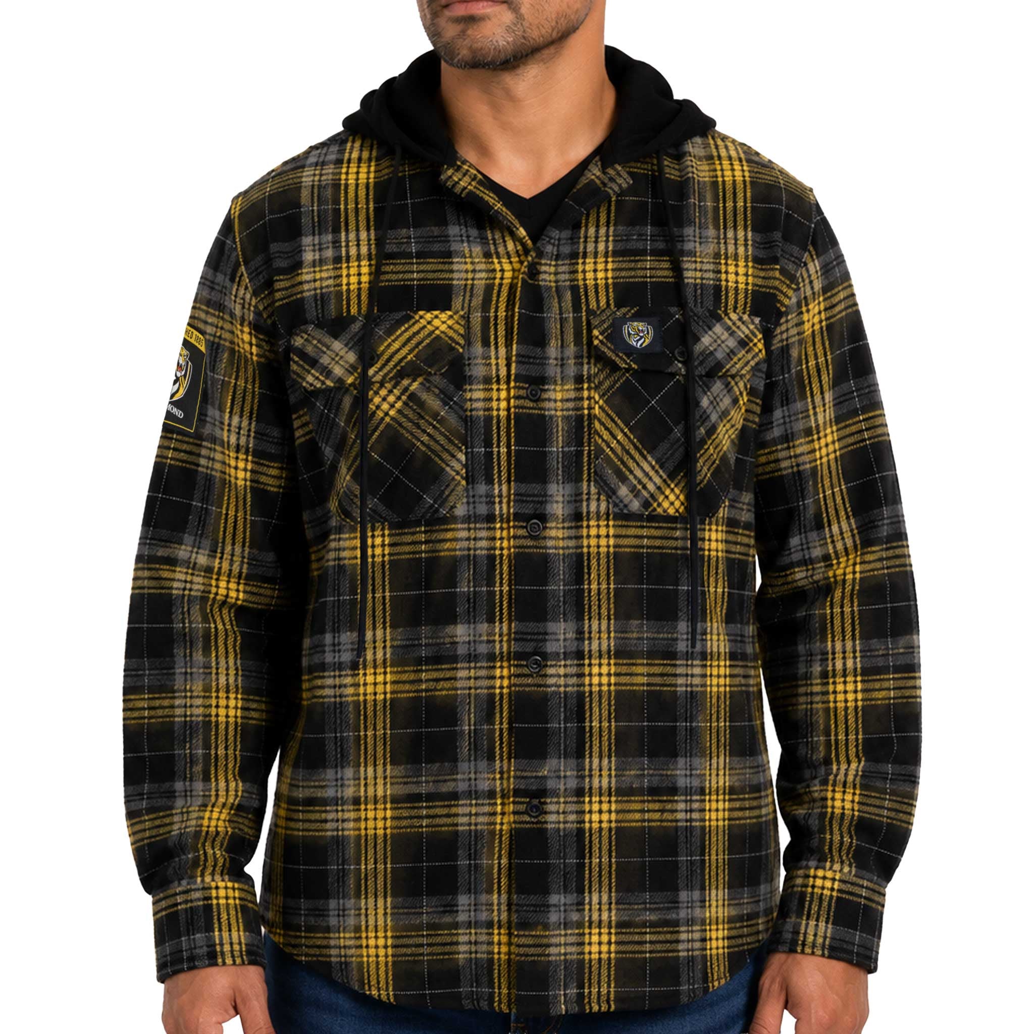 Richmond Tigers Hooded Flannel Shirt