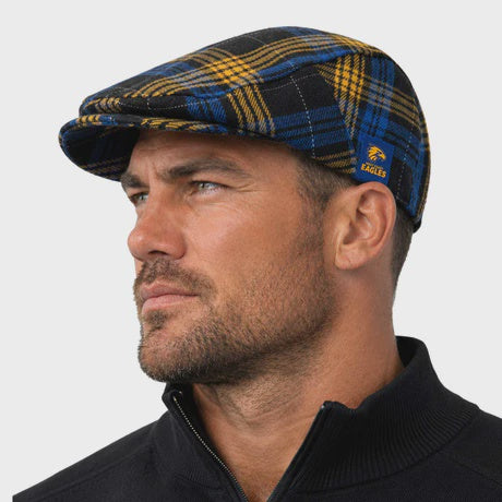 West Coast Eagles Angus Flat Cap