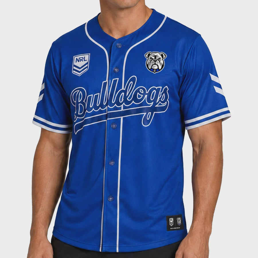 Canterbury Bulldogs Homer Baseball Shirt