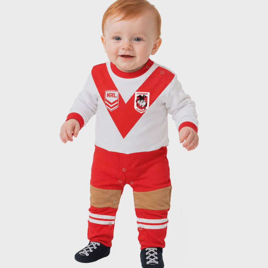 St George Illawarra Dragons Baby Footysuit
