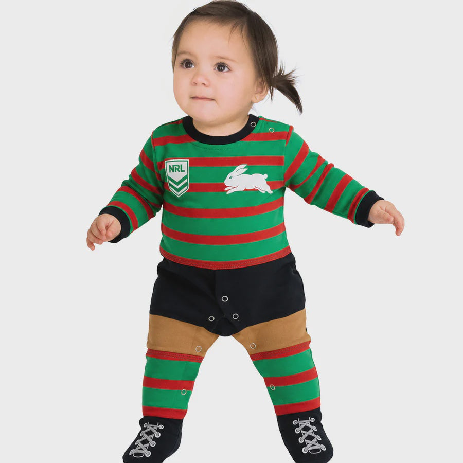 South Sydney Rabbitohs Baby Footysuit