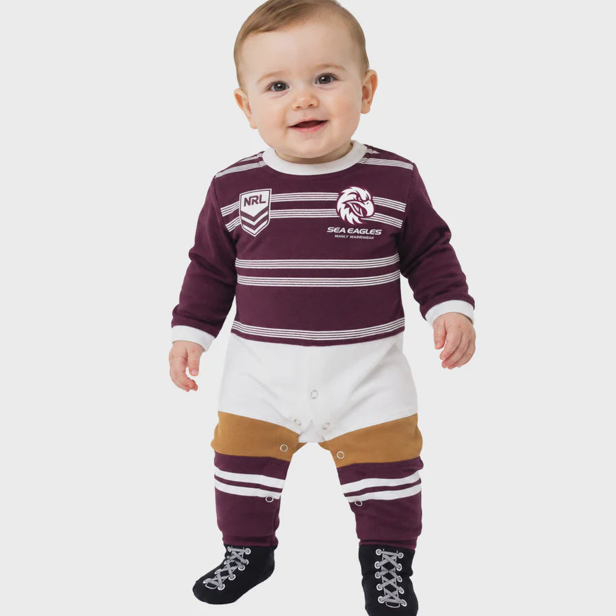 Manly Sea Eagles Baby Footysuit