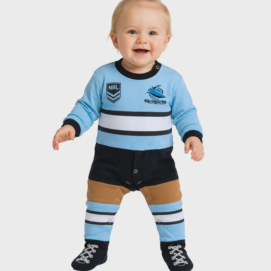 Cronulla Sharks Baby Footysuit