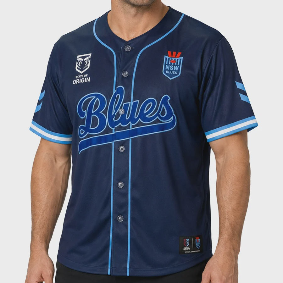 NSW Blues Homer Baseball Shirt
