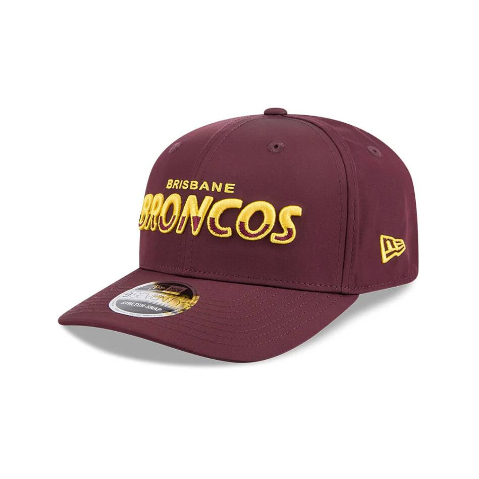Brisbane Broncos Split Script 9Seventy New Era Cap