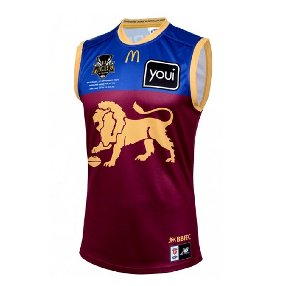 Brisbane Lions 2025 Premiers Guernsey
