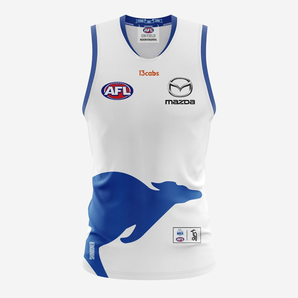 North Melbourne Kangaroos 2026 Away Guernsey