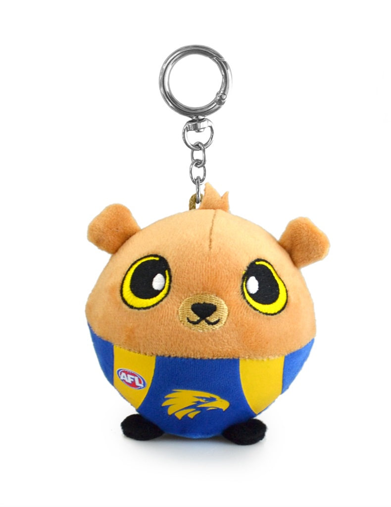 West Coast Eagles Squishi Bag Charm