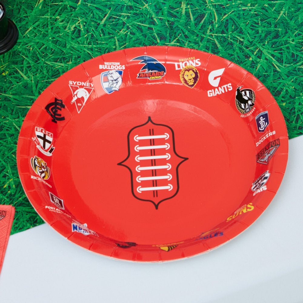 AFL Party Plates - Pack Of 25