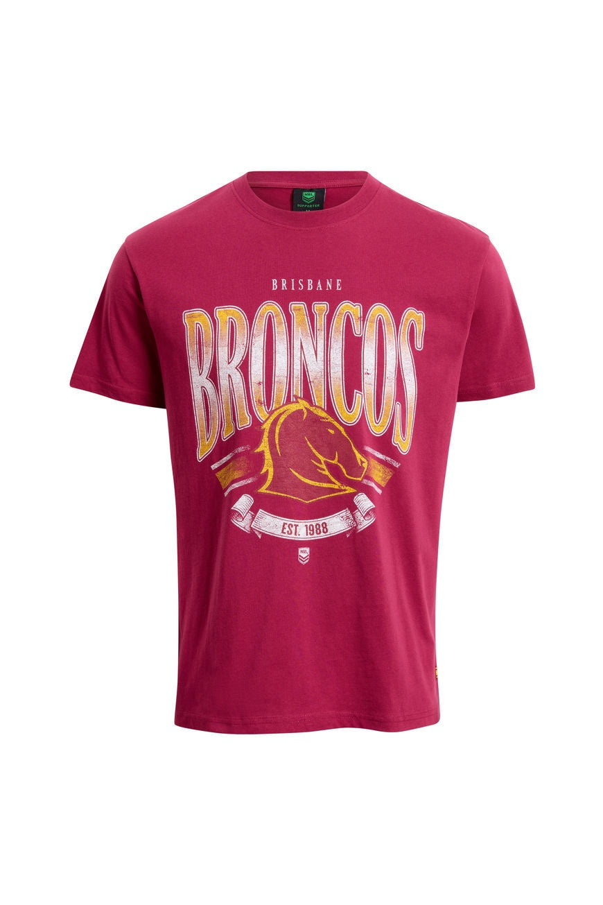 Brisbane Broncos Scroll T-Shirt